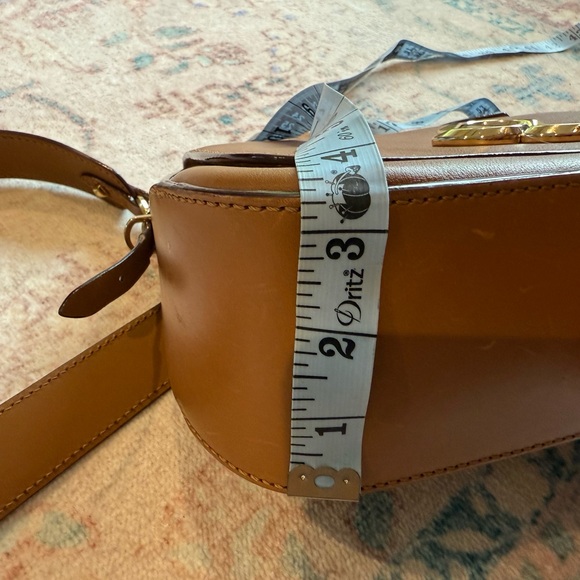 Jimmy Choo Tan Leather Shoulder Bag - Picture 16 of 16